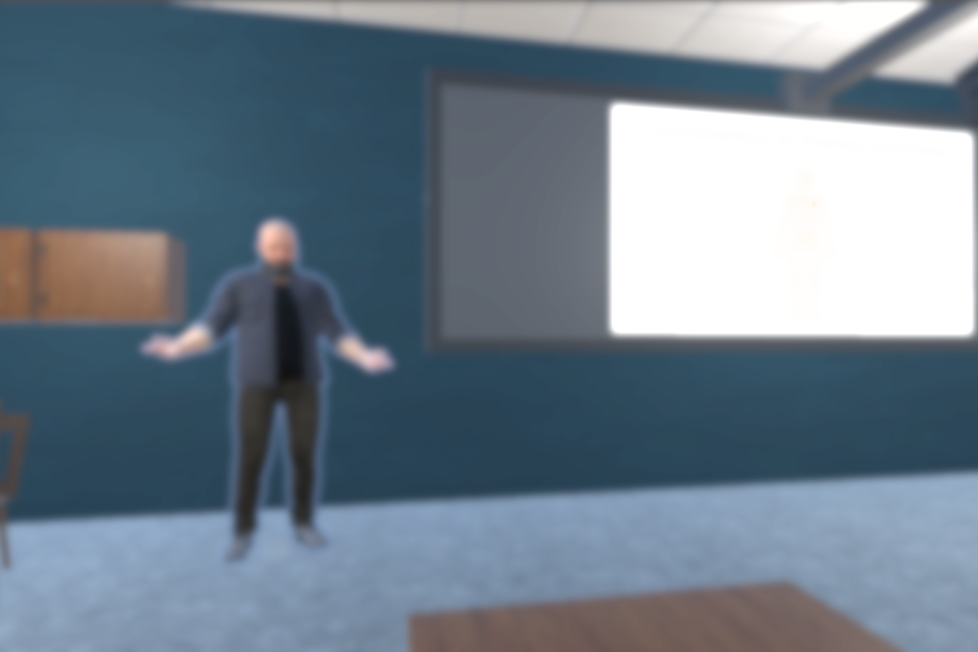 VR Classroom Simulation Template